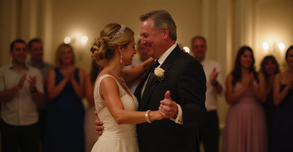 Parents dancing together at a special occasion